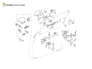 MERCEDES-BENZ 1248908273 — MERCEDES BENZ GENUINE LOCKING SET A1248908273