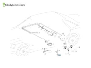MERCEDES-BENZ 1249121114 — MERCEDES BENZ GENUINE BRACKET A1249121114