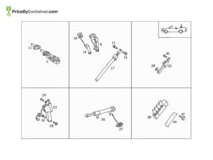 MERCEDES-BENZ 1249912107 — MERCEDES BENZ GENUINE PIN A1249912107