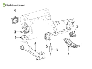 MERCEDES-BENZ 1262410434 — MERCEDES BENZ GENUINE SCREENING PLATE A1262410434