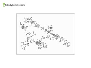 MERCEDES-BENZ 1262710394 — MERCEDES BENZ GENUINE SEALTRASNSVLRUB A1262710394