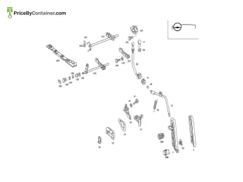 MERCEDES-BENZ 1263000415 — MERCEDES BENZ GENUINE PUSH ROD A1263000415