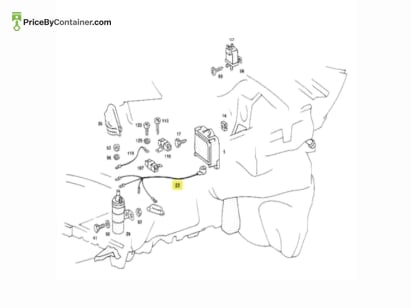 MERCEDES-BENZ 1265404508 — Description Mercedes-Benz Genuine Cable Harness Transistorized Ignition 1265404508 (002)
