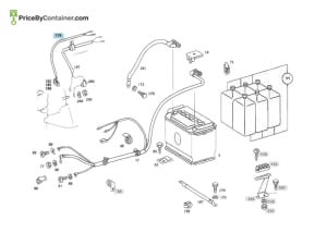 MERCEDES-BENZ 1265409634 — MERCEDES BENZ GENUINE ELECTRICAL WIRING HARNESS A1265409634