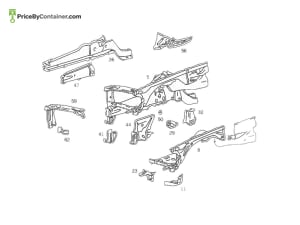 MERCEDES-BENZ 1266260314 — MERCEDES BENZ GENUINE BRACKET A1266260314