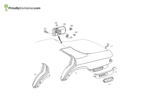 MERCEDES-BENZ 1266300621 — MERCEDES BENZ GENUINE FANDER A1266300621