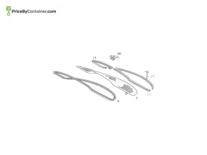MERCEDES-BENZ 1266782230 — MERCEDES BENZ GENUINE TRIM FRAME A1266782230