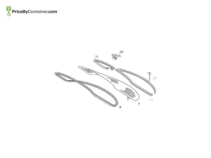 MERCEDES-BENZ 1266782330 — MERCEDES BENZ GENUINE TRIM FRAME A1266782330