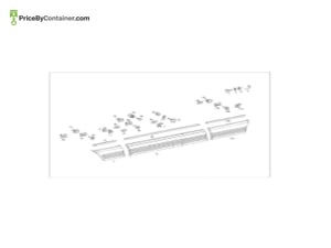 MERCEDES-BENZ 1266904580 — MERCEDES BENZ GENUINE TRIM BAR A1266904580