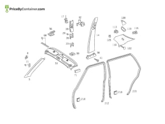 MERCEDES-BENZ 1266950030 — MERCEDES BENZ GENUINE COVER A1266950030