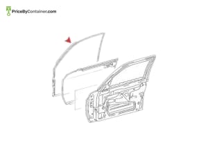 MERCEDES-BENZ 1267200278 — MERCEDES BENZ GENUINE SEALING FRAME A1267200278
