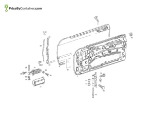 MERCEDES-BENZ 1267200309 — MERCEDES BENZ GENUINE PANELING A1267200309