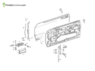 MERCEDES-BENZ 1267200409 — MERCEDES BENZ GENUINE PANELING A1267200409