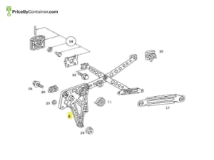 MERCEDES-BENZ 1267200646 — Mercedes-Benz Genuine Original New Window Regulator Right 1267200646 The Mercedes-Benz Genuine Window Regulator, with…