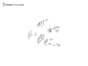 MERCEDES-BENZ 1267251511 — MERCEDES BENZ GENUINE COVER PANEL A1267251511