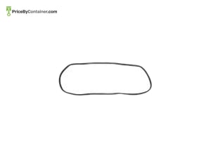 MERCEDES-BENZ 1267500398 — MERCEDES BENZ GENUINE SEALING FRAME A1267500398