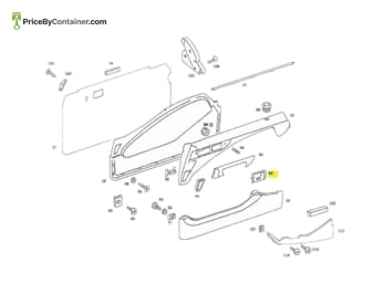 MERCEDES-BENZ 1267661191 — Description Mercedes-Benz Genuine Left Electric Seat Adjustment Switch Covering 1267661191 (002)