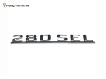 MERCEDES-BENZ 1268170215 — MERCEDES BENZ GENUINE REAR TRUNK BADGE 280SEL EMBLEM 1268170215
