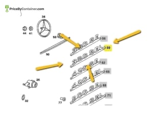 MERCEDES-BENZ 1268170415 — Mercedes-Benz Genuine Type Designation ( 380 SEL ) 1268170415 This is a genuine component made by Mercedes-Benz with…