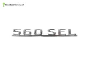 MERCEDES-BENZ 1268172315 — MERCEDES BENZ GENUINE MODEL PLATE A1268172315