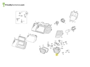 MERCEDES-BENZ 1268200556 — Mercedes-Benz Genuine FOG LAMP 1268200556
