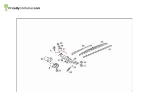 MERCEDES-BENZ 1268240072 — MERCEDES BENZ GENUINE CAPSULE A1268240072