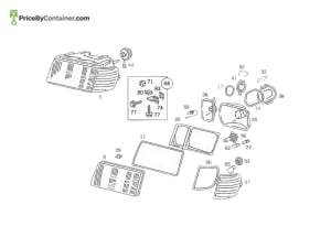MERCEDES-BENZ 126826008064 — MERCEDES BENZ GENUINE SEAL A126826008064