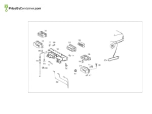 MERCEDES-BENZ 1268300042 — MERCEDES BENZ GENUINE FLAP A1268300042