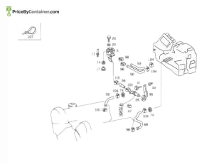 MERCEDES-BENZ 1268300261 — MERCEDES BENZ GENUINE HEAT EXCHANGER A1268300261