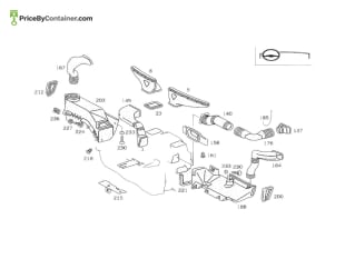MERCEDES-BENZ 1268305444 — MERCEDES BENZ GENUINE AIR DUCT A1268305444