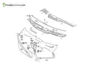 MERCEDES-BENZ 1268312598 — MERCEDES BENZ GENUINE SEAL A1268312598