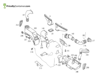 MERCEDES-BENZ 1268330020 — Mercedes-Benz Genuine LINK ROD 1268330020