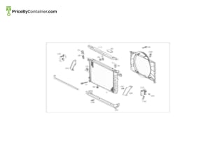 MERCEDES-BENZ 1295001603 — MERCEDES BENZ GENUINE RADITOR A1295001603