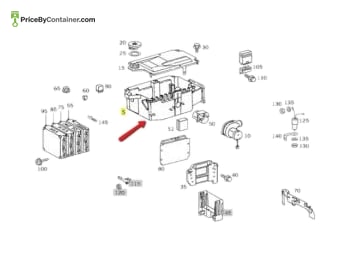 MERCEDES-BENZ 1295401024 — DESCRIPTION Mercedes-Benz Genuine Original New Electric Case 1295401024