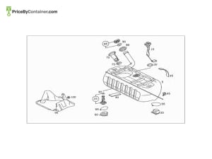 MERCEDES-BENZ 1295421017 — MERCEDES BENZ GENUINE SENDER UNIT A1295421017