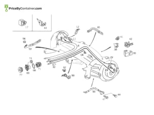 MERCEDES-BENZ 1295460243 — MERCEDES BENZ GENUINE BRACKET A1295460243