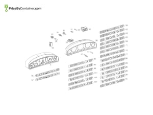 MERCEDES-BENZ 1295842917 — MERCEDES BENZ GENUINE SYMBOL STRIP A1295842917