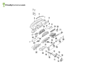 MERCEDES-BENZ 1296890880 — MERCEDES BENZ GENUINE TRIM RING A1296890880