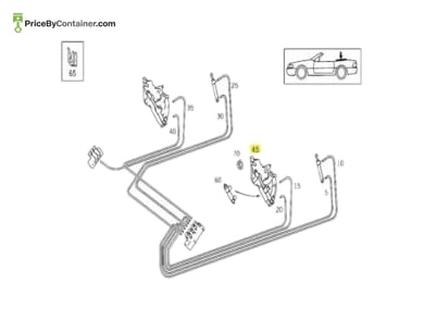 MERCEDES-BENZ 1298001174 — Mercedes-Benz Genuine Original New Rear Left Lock 1298001174 Functionality : This airbag control unit is an essential…