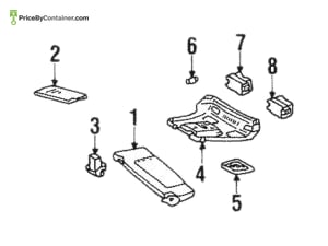 MERCEDES-BENZ 12982010019116 — MERCEDES BENZ GENUINE INNER LIGHT A12982010019116
