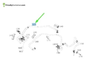 MERCEDES-BENZ 1330106900 — Mercedes-Benz Genuine PURGE LINE 1330106900