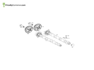 MERCEDES-BENZ 1330500001 — MERCEDES BENZ GENUINE CAMSHAFT INTAKE A1330500001 / 1330500500