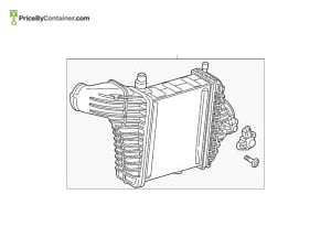 MERCEDES-BENZ 1330900014 — Mercedes-Benz Genuine CHARGE AIR COOLER 1330900014