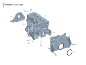 MERCEDES-BENZ 1390110100 — Mercedes-Benz Genuine CRANKCASE COVER FRONT 1390110100