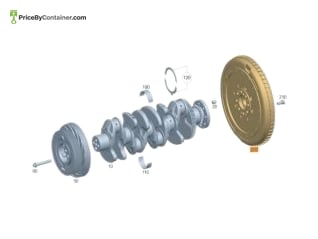 MERCEDES-BENZ 1390304000 — Mercedes-Benz Genuine TWO-MASS FLY WHEEL ASSY 1390304000