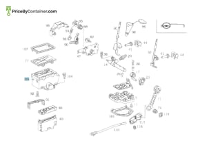 MERCEDES-BENZ 1402600794 — MERCEDES BENZ GENUINE BEARING BRACKET A1402600794