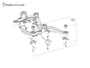MERCEDES-BENZ 1403202229 — MERCEDES BENZ GENUINE END STOP A1403202229