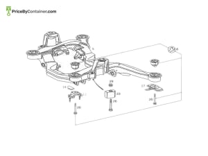 MERCEDES-BENZ 1403202329 — MERCEDES BENZ GENUINE END STOP A1403202329