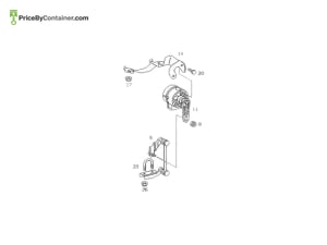 MERCEDES-BENZ 1403202543 — MERCEDES BENZ GENUINE BRACKET A1403202543