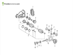 MERCEDES-BENZ 1403530124 — MERCEDES BENZ GENUINE SPHERICAL WASHER A1403530124
